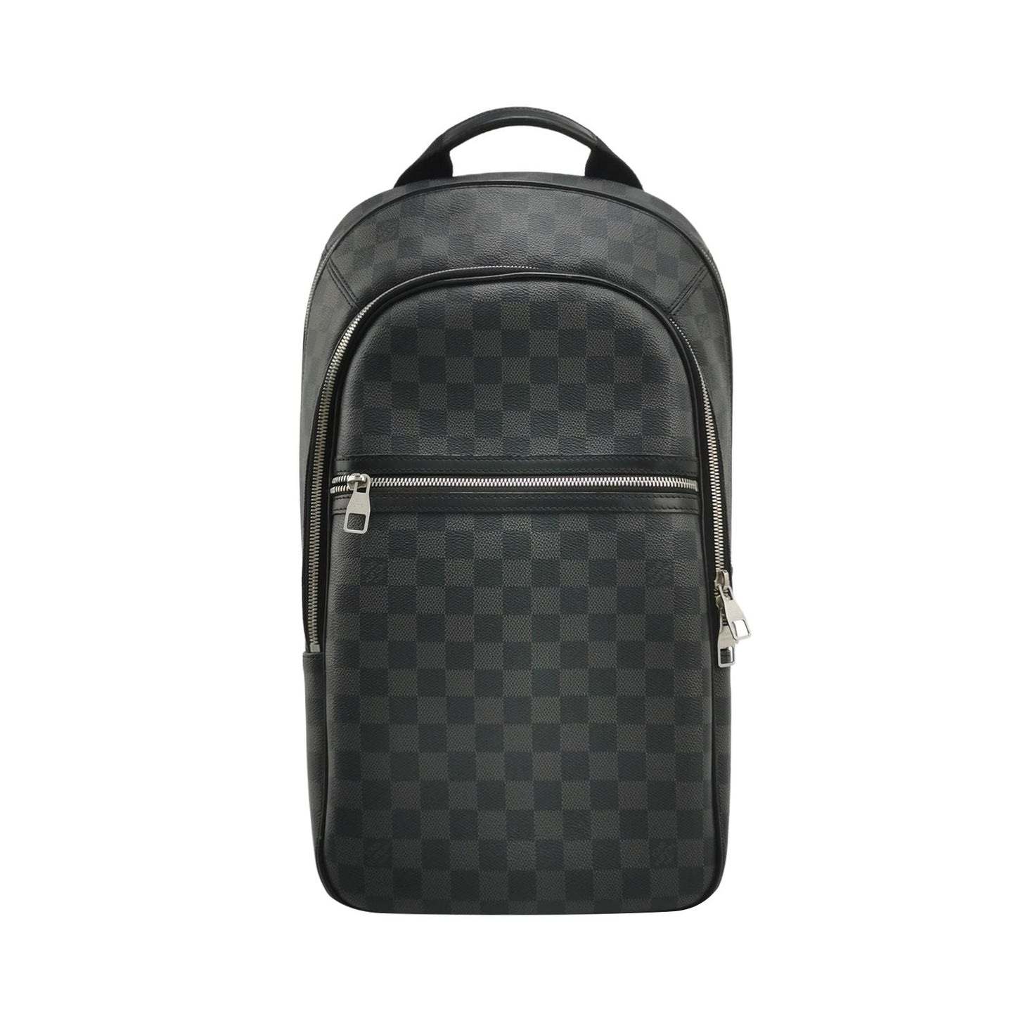 Preloved GLM-Michael Backpack in Checkered Leather 250529781212590