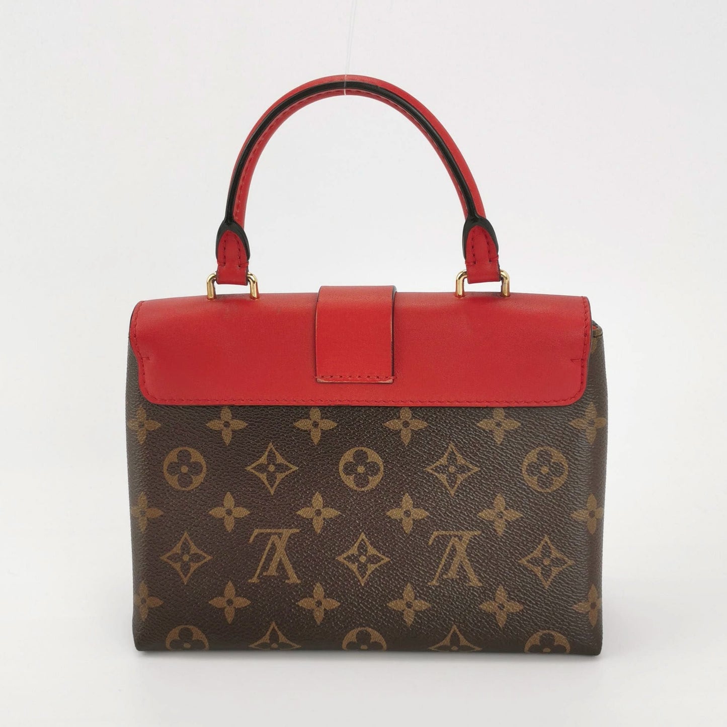 Preloved GLM-Locky BB Leather Monogram Lock Top Shoulder Bag 250528781211942