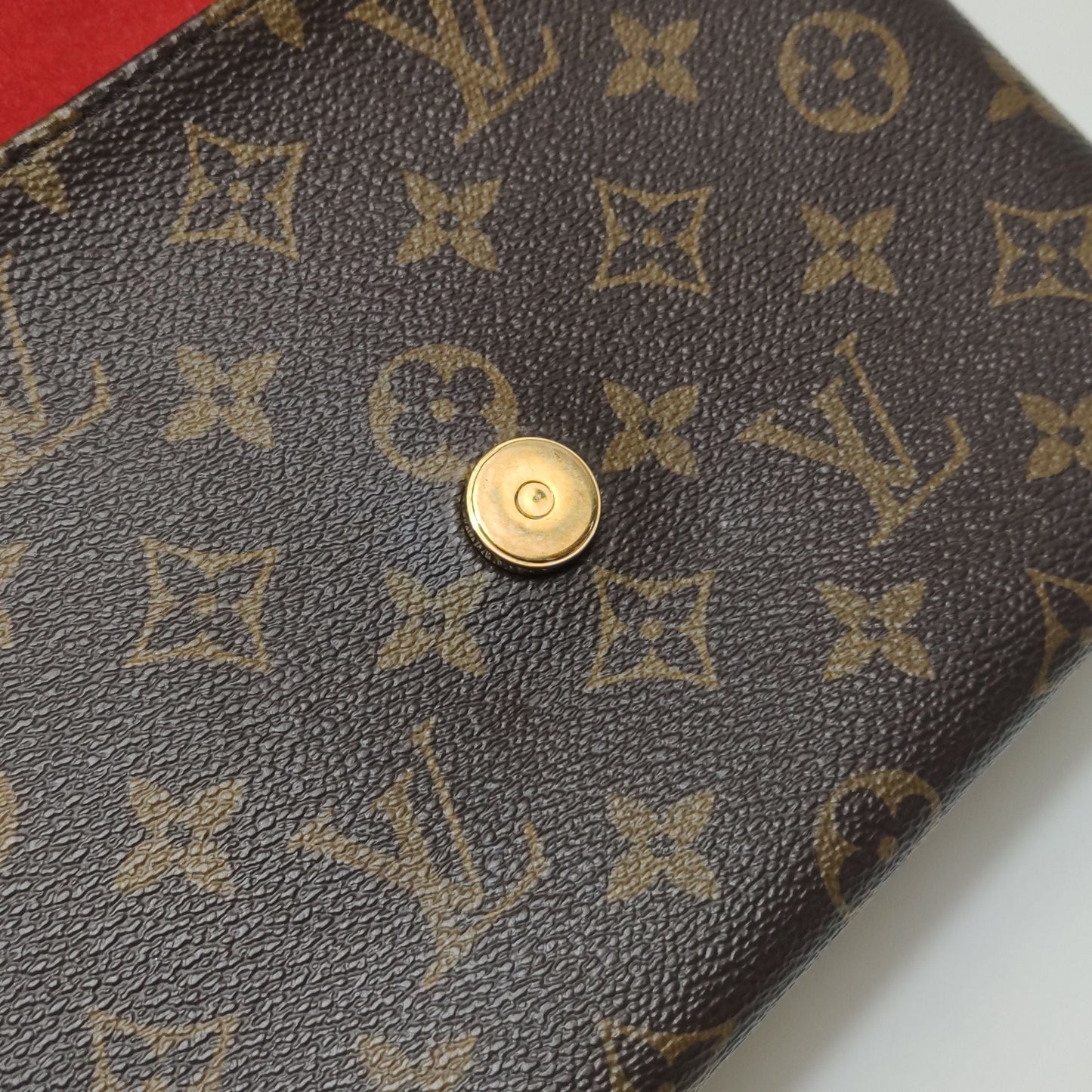 Preloved GLM-Locky BB Leather Monogram Lock Top Shoulder Bag 250528781211942