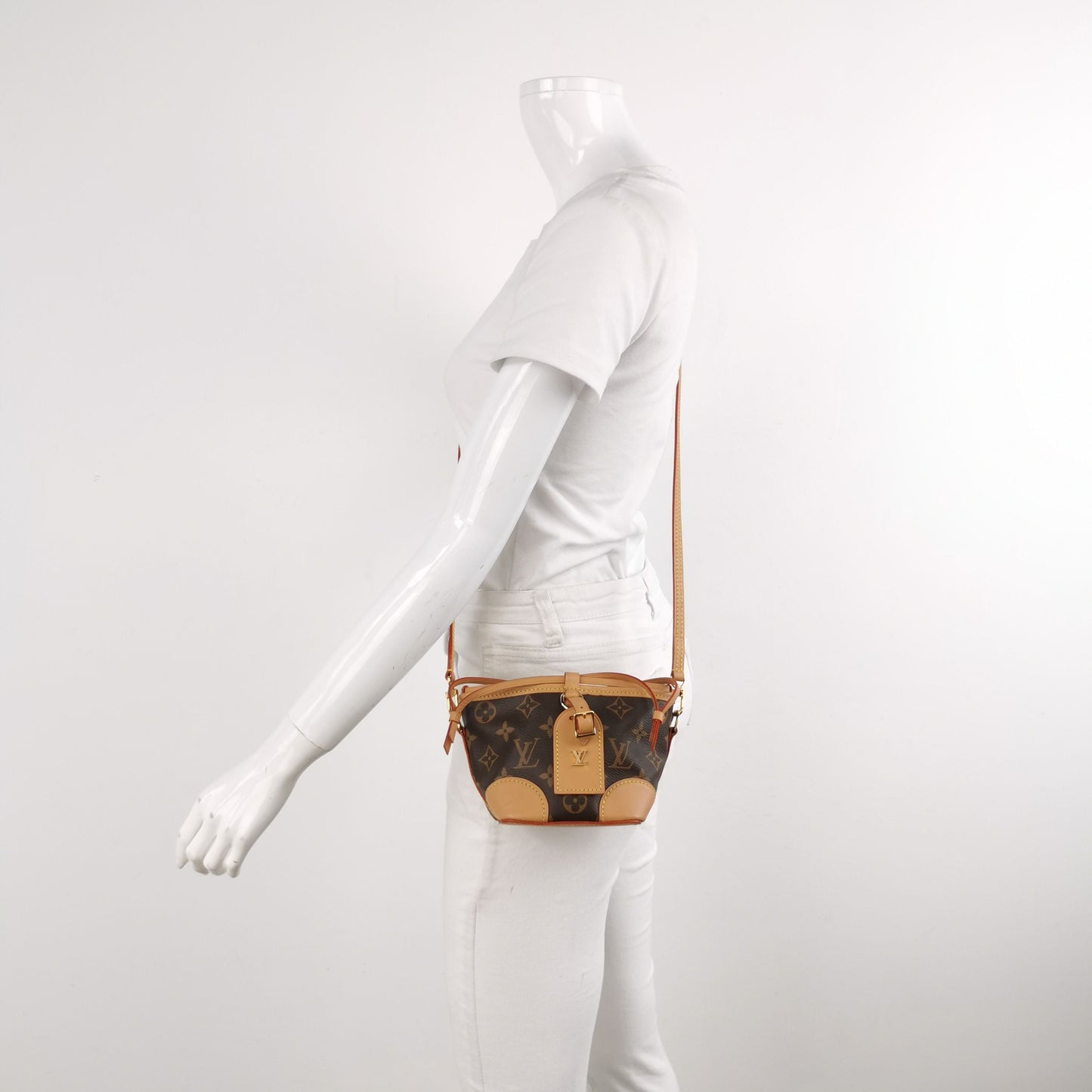 Preloved GLM-NoÃƒÂ© Purse Monogram Canvas Drawstring Bucket Bag 250530781215171