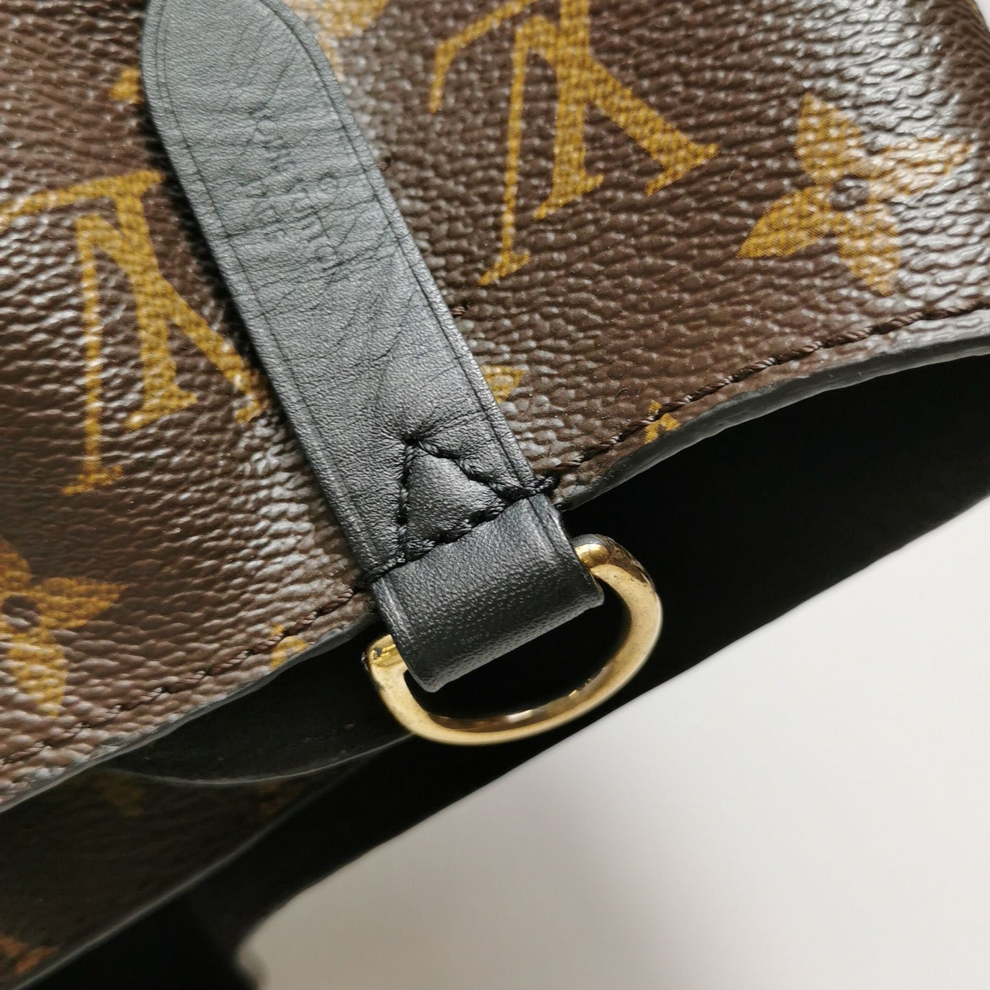 Preloved GLM-NÃƒâ€°ONOÃƒâ€° Medium Monogram Canvas Drawstring Shoulder Bag 057853100144