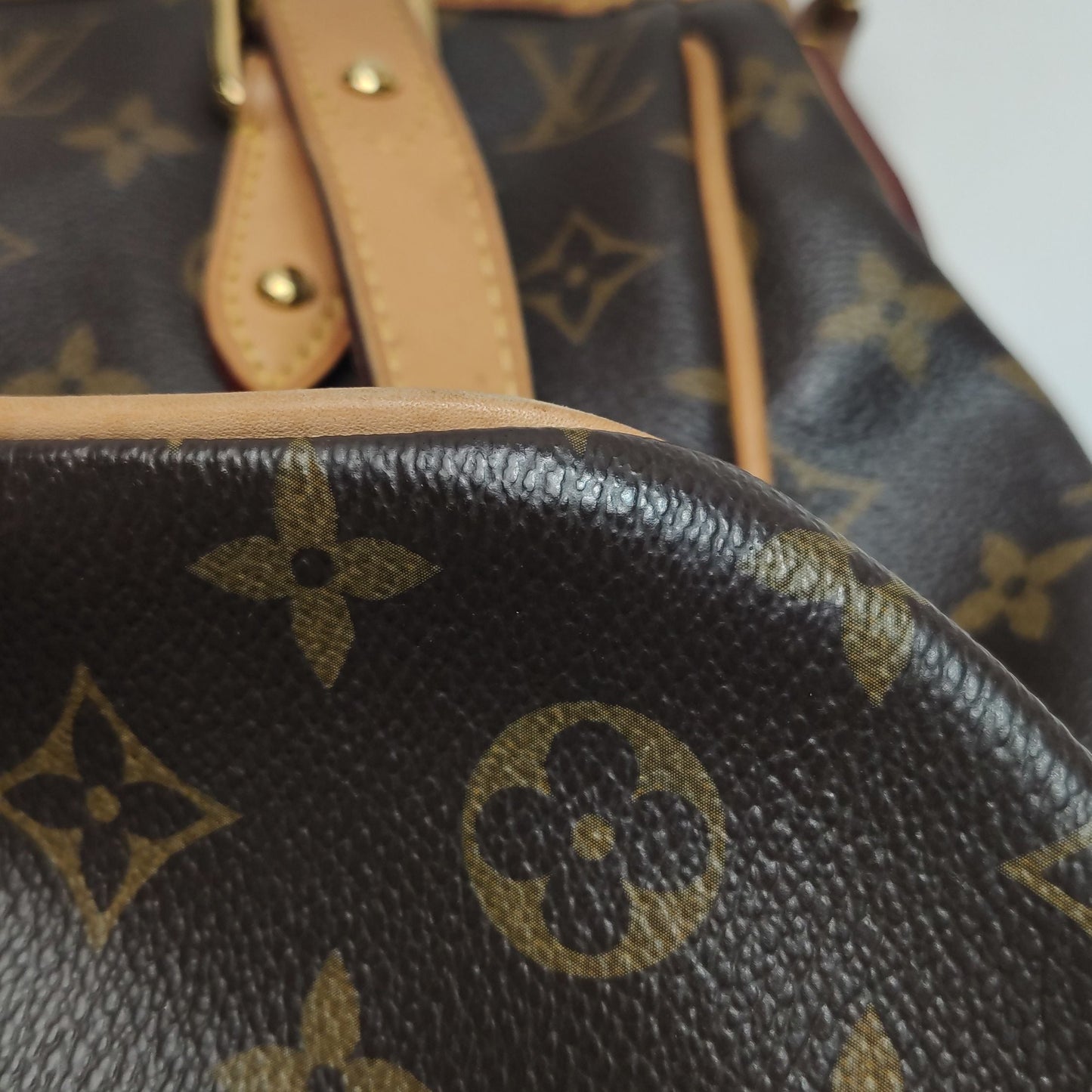 Preloved GLM-Estrela Monogram Print Shoulder Bag 250530781214906