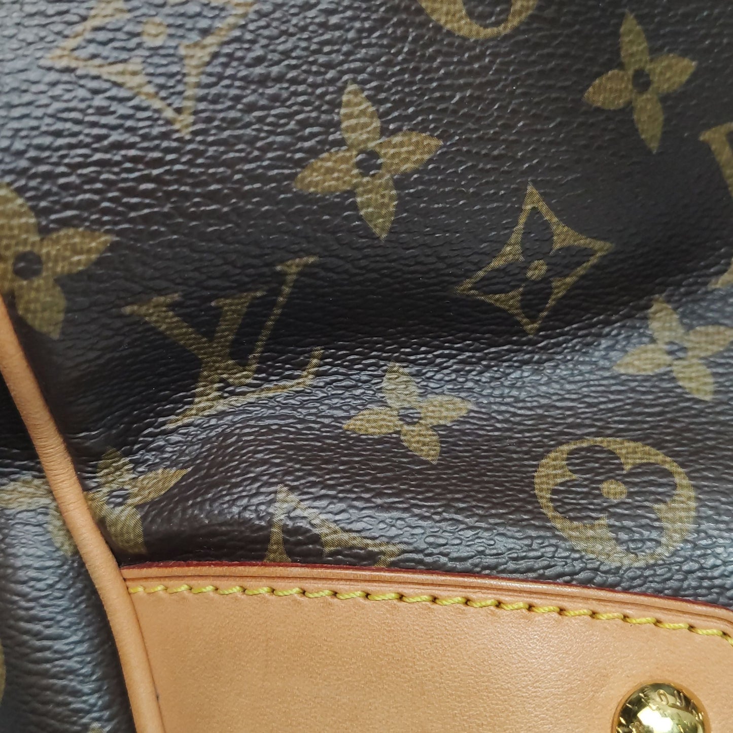Preloved GLM-Estrela Monogram Print Shoulder Bag 250530781214906
