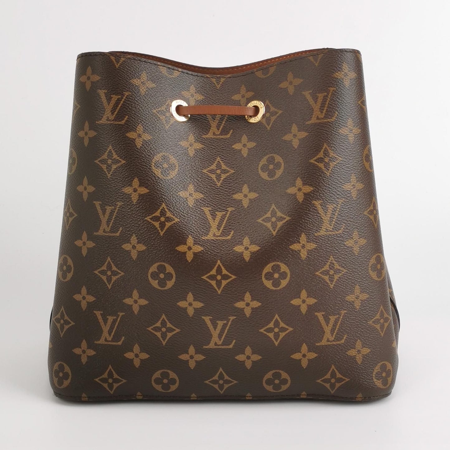 Preloved GLM-NÃ‰ONOÃ‰ Medium Monogram Canvas Drawstring Bucket Bag with Chip 250605781223984