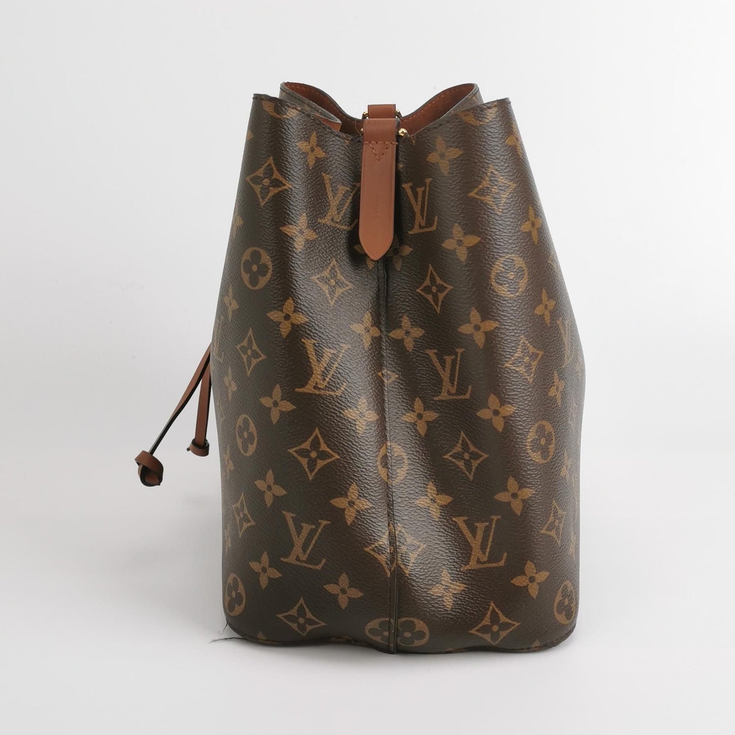 Preloved GLM-NÃ‰ONOÃ‰ Medium Monogram Canvas Drawstring Bucket Bag with Chip 250605781223984
