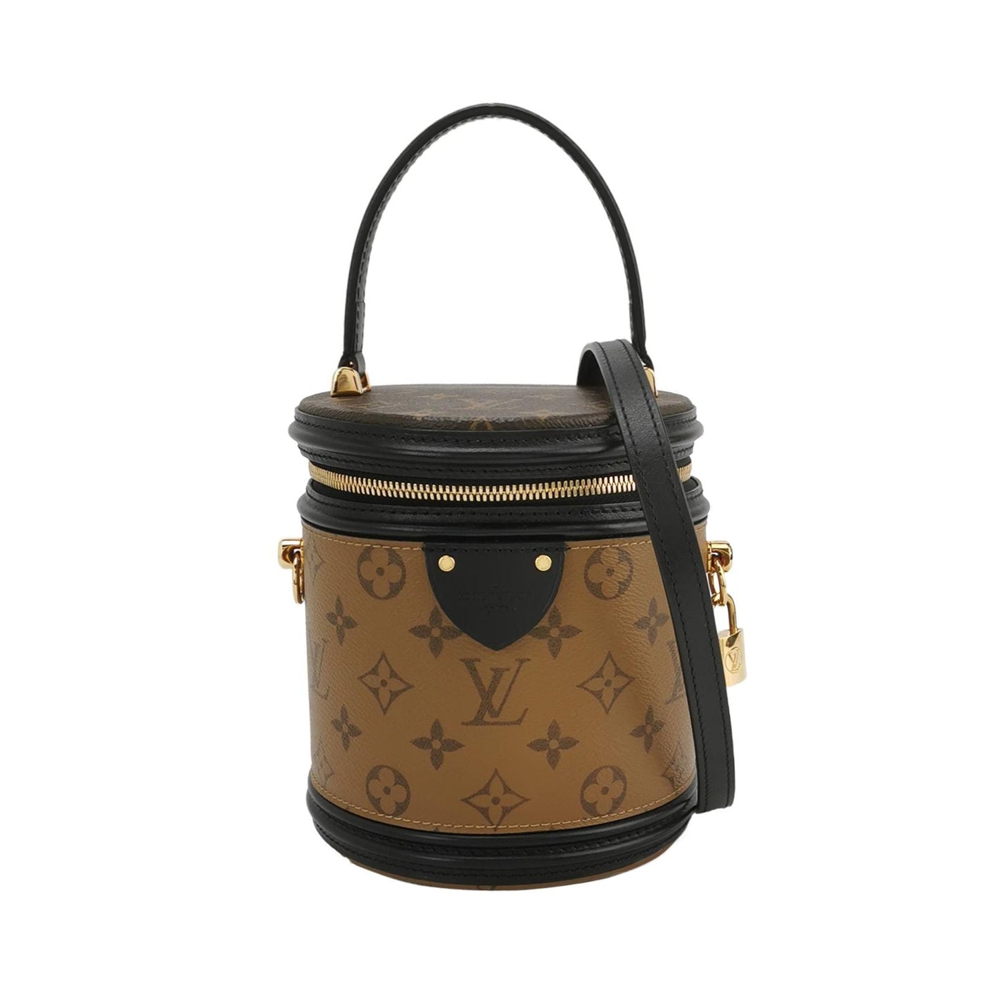 Preloved GLM-Cannes Bucket Bag Small Reverse Monogram Crossbody Bag 250527781210935