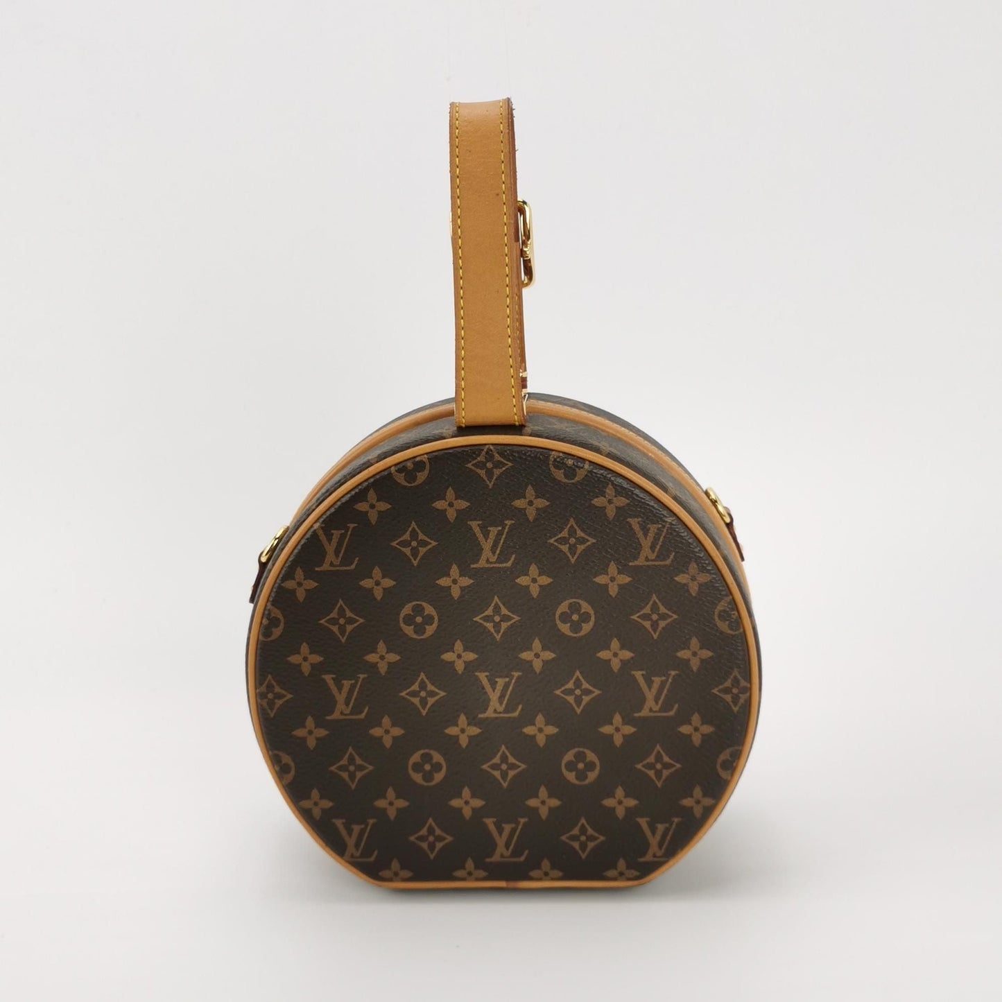 Preloved GLM-Boite Chapeau Small Monogram Canvas Round Bag Crossbody Bag 250527781209960