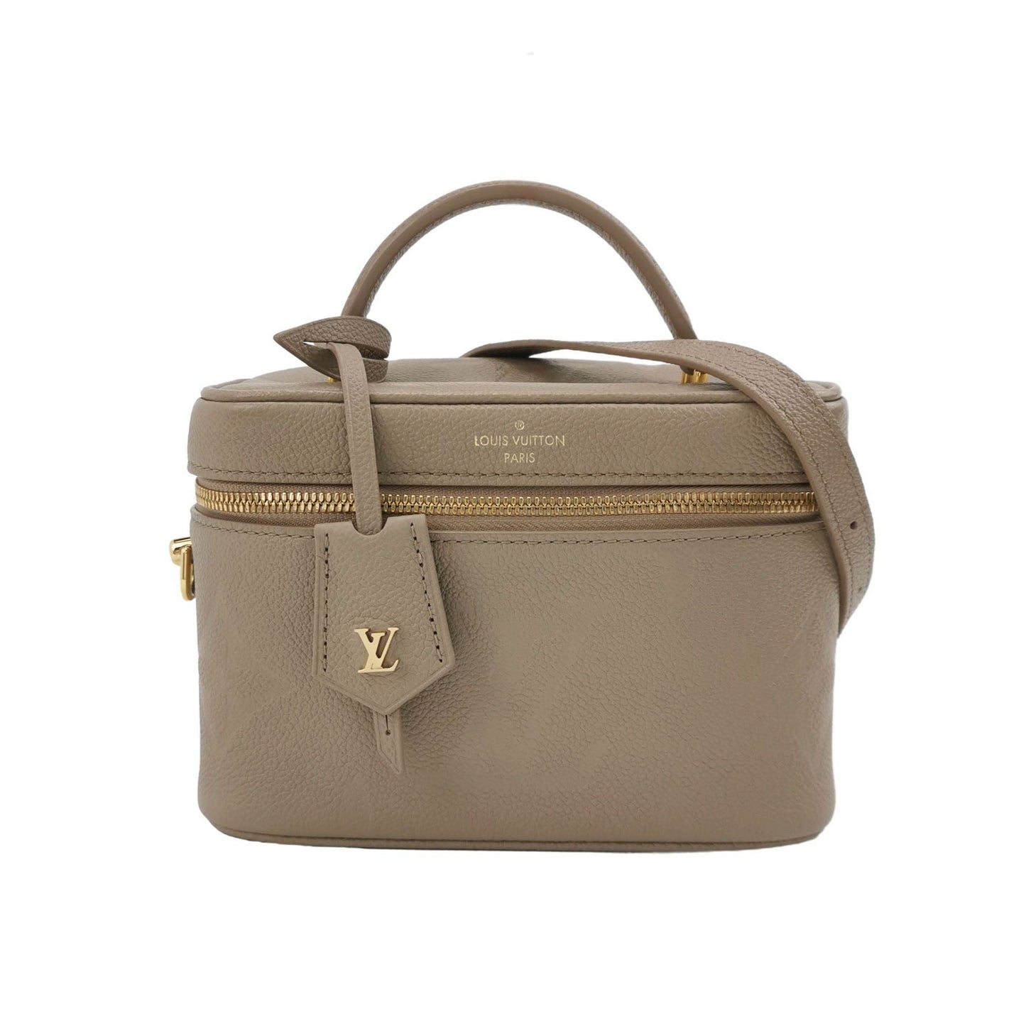 Preloved GLM-Vanity Makeup Case Small Calfskin Monogram Zip Top Crossbody Bag 250528781211568