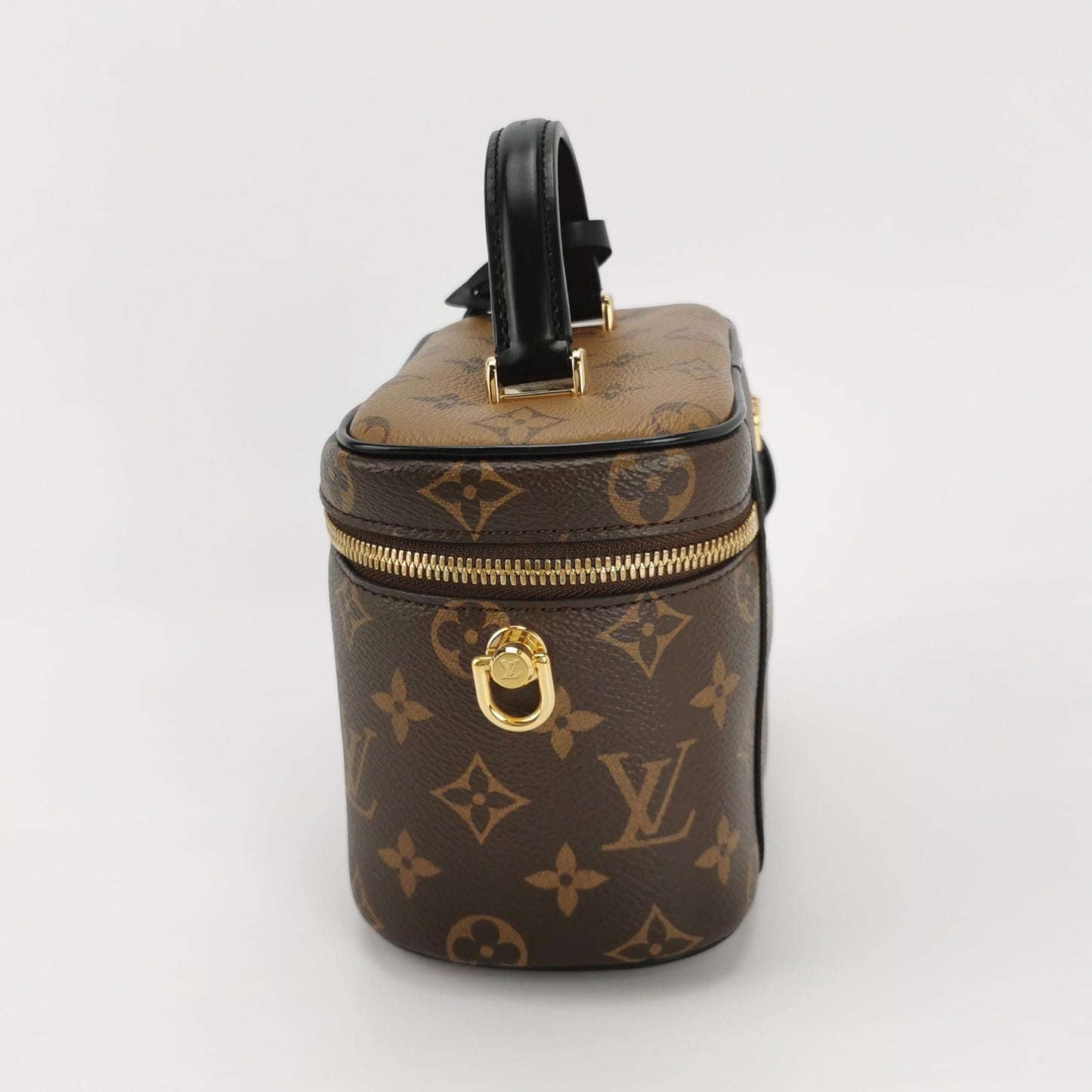 Preloved GLM-Vanity Makeup Case Small Monogram Canvas Crossbody Bag with Chip 057852900022