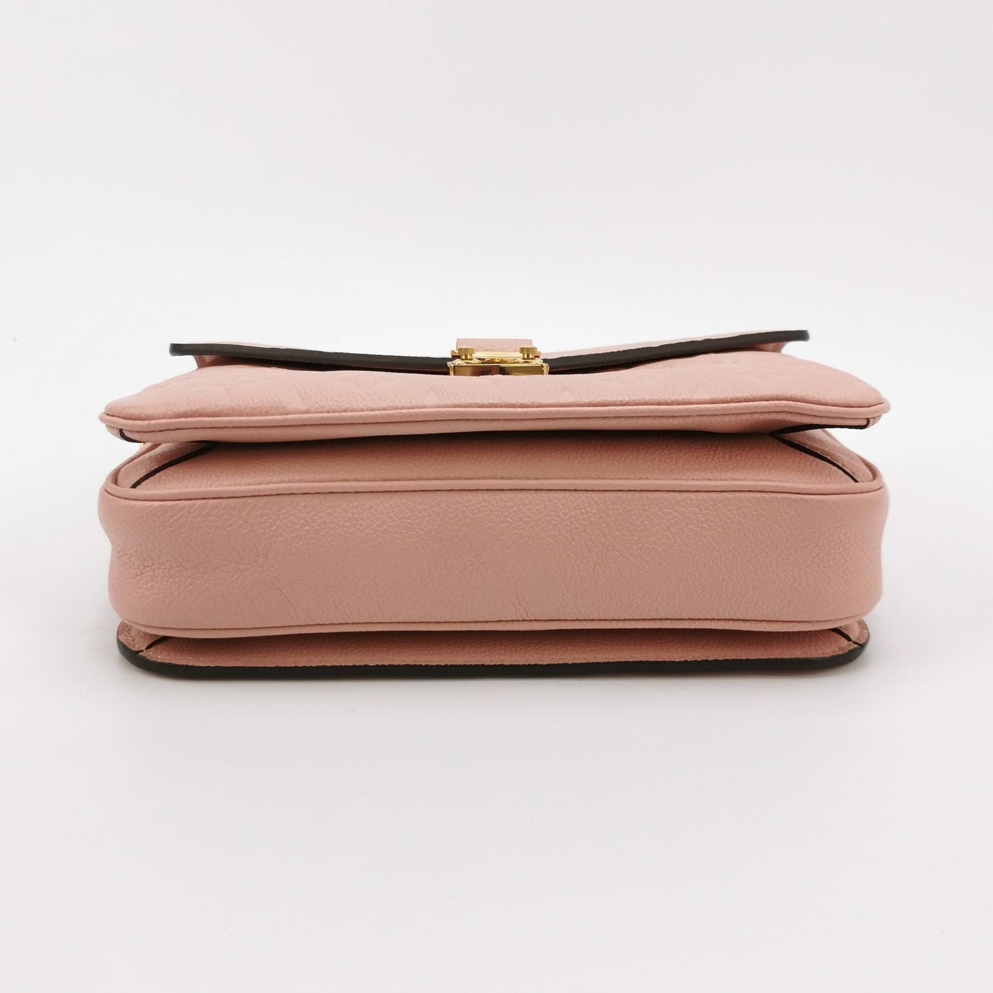 Preloved GLM-Pochette Metis Medium Cowhide Embossed S-lock Lock Messenger Crossbody Bag 250526781209190
