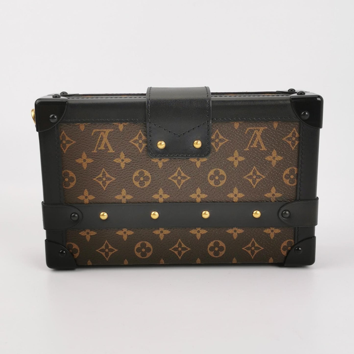 Preloved GLM-Petite Malle Small Monogram Canvas S-lock Crossbody Bag 250527781210996
