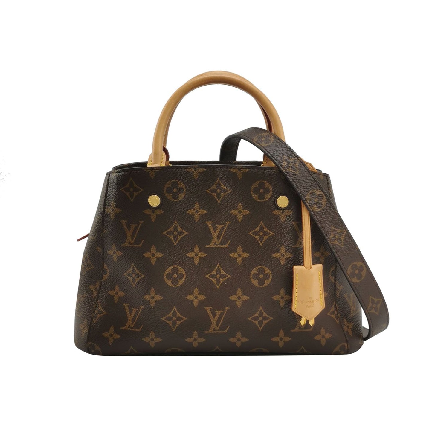 Preloved GLM-Montaigne BB Monogram Empreinte Leather Satchel 250525781206878