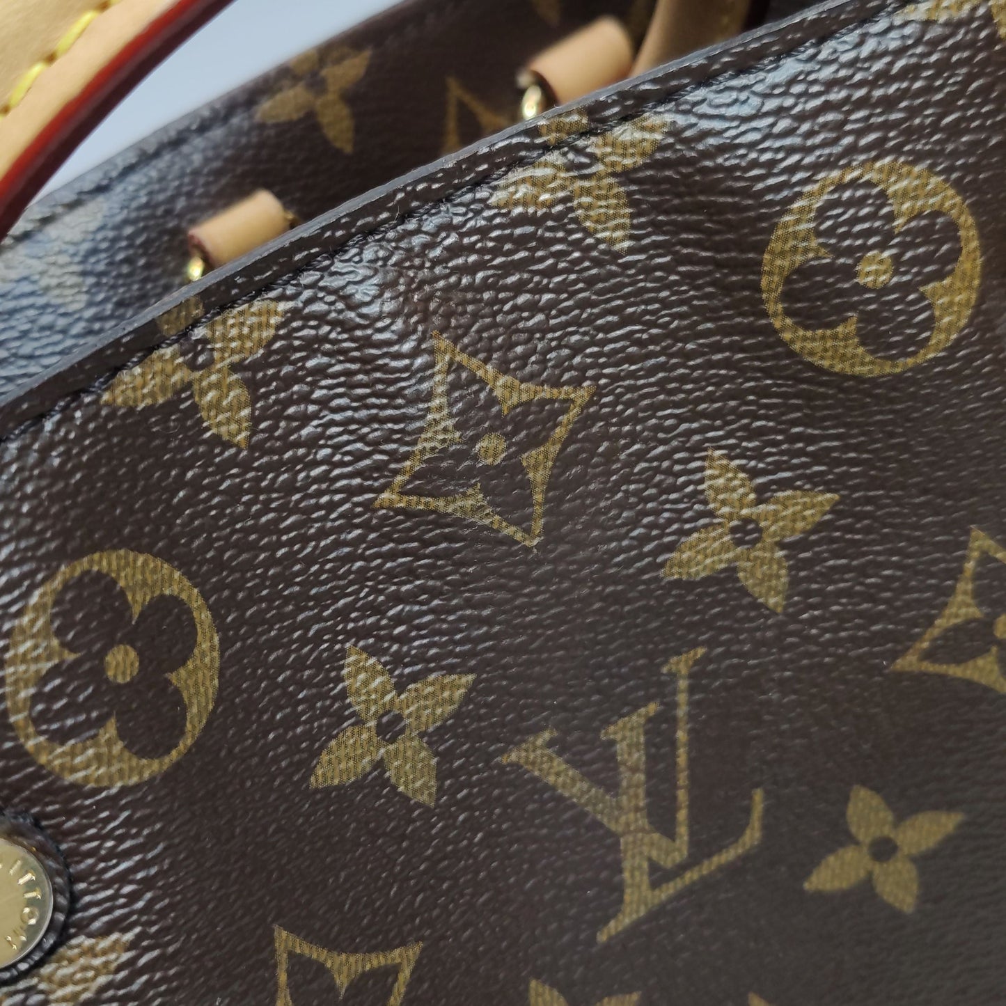 Preloved GLM-Montaigne BB Monogram Empreinte Leather Satchel 250525781206878