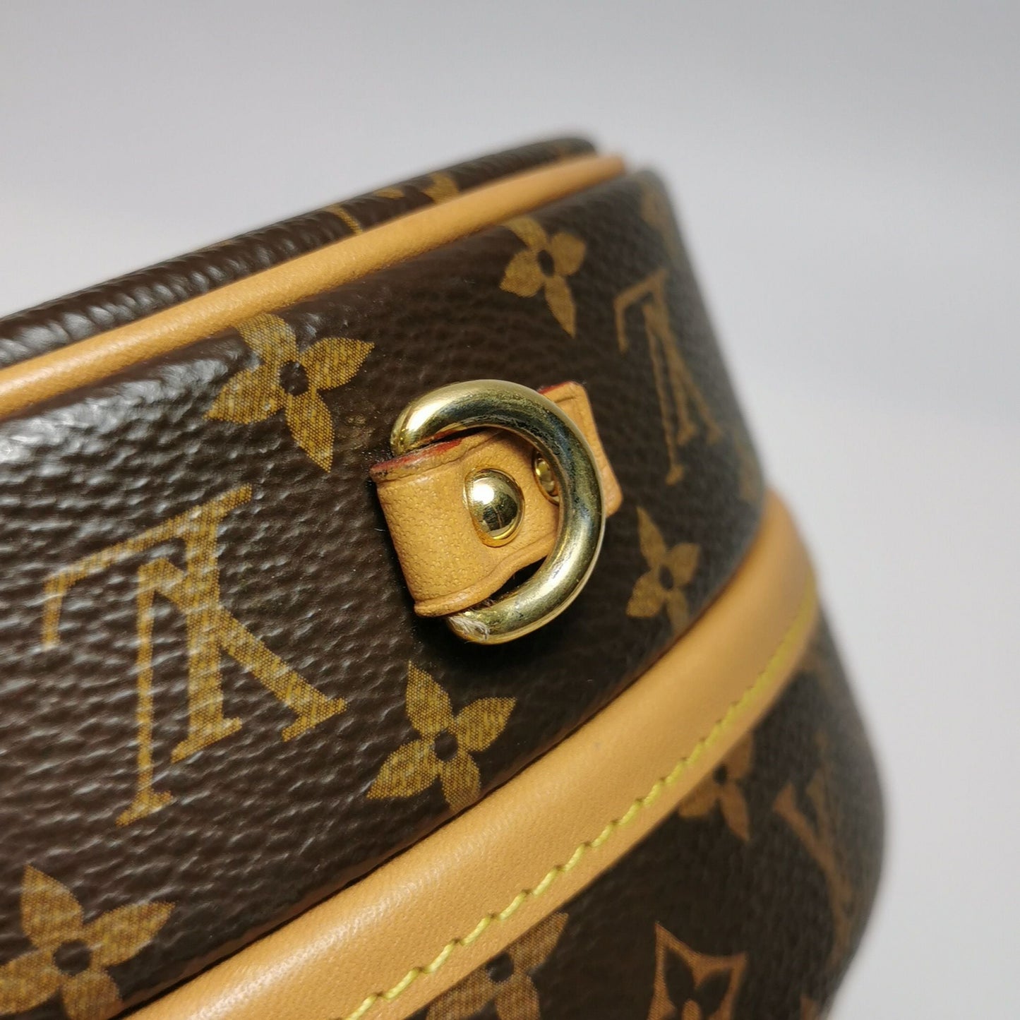 Preloved GLM-Boite Chapeau Small Monogram Print Round Bag Crossbody Bag 250525781207322