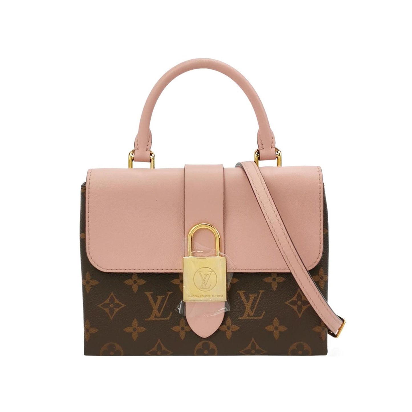 Preloved GLM-Locky BB Leather Monogram Lock Crossbody Bag with Chip 250521781202120