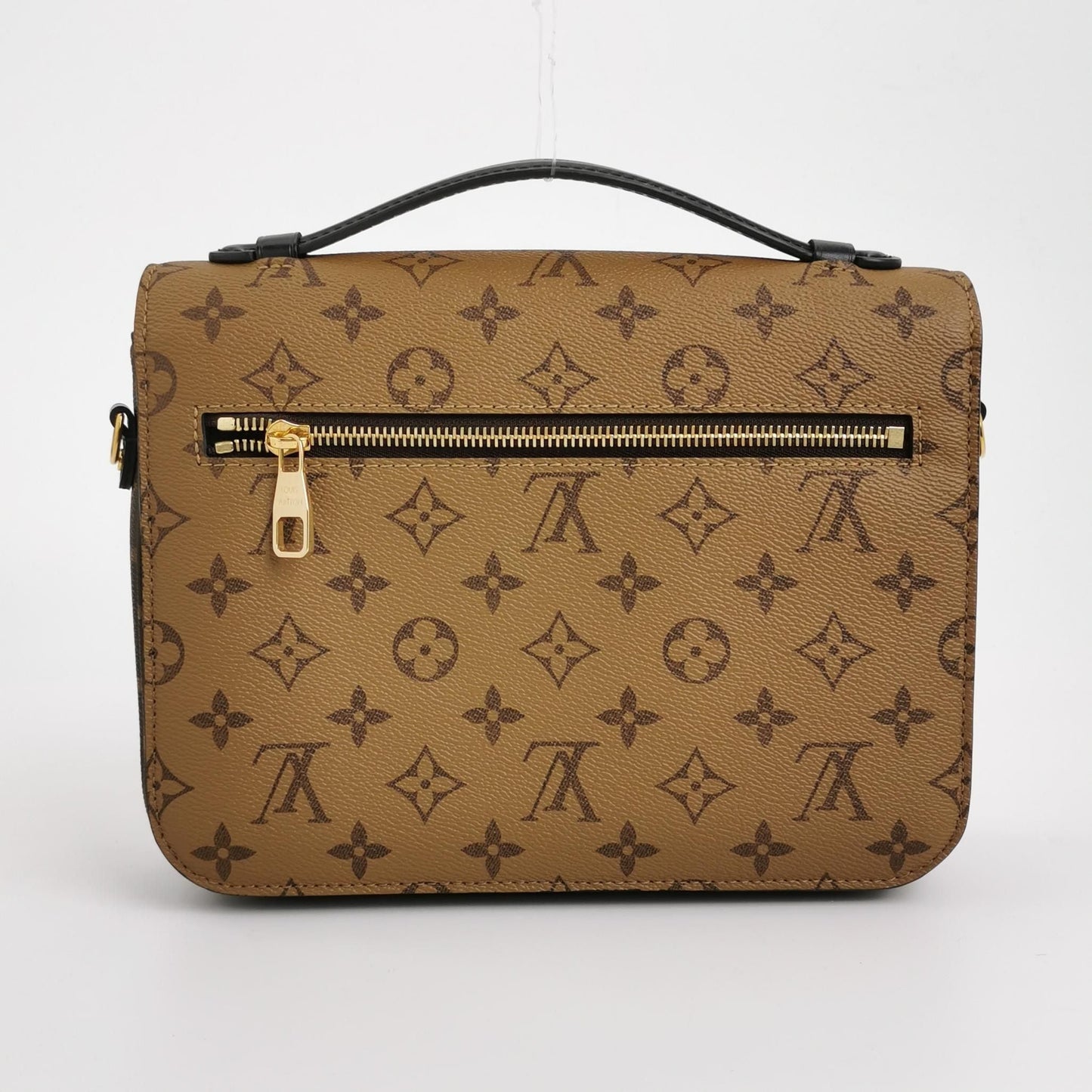 Preloved GLM-Pochette Metis Medium Reverse Monogram Canvas S-lock Messenger Crossbody Bag with Chip 250517781195650