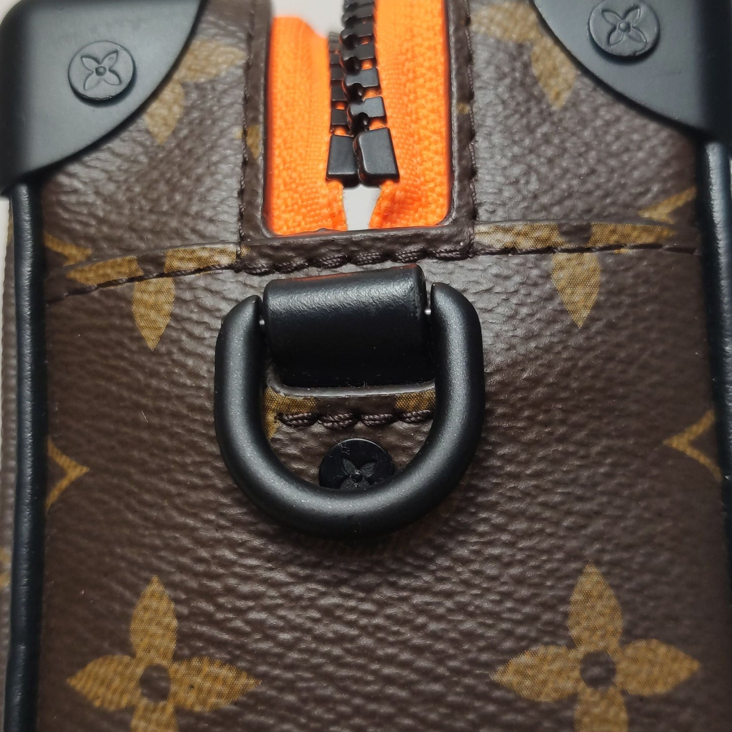 Preloved GLM-Soft Trunk Mini Monogram Calfskin Scarecrow Emblem Crossbody Bag 250514781192871