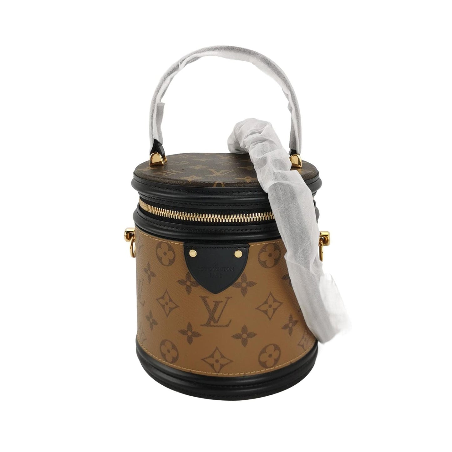 Preloved GLM-Cannes Bucket Small Reverse Monogram Crossbody Bag 250506781180326