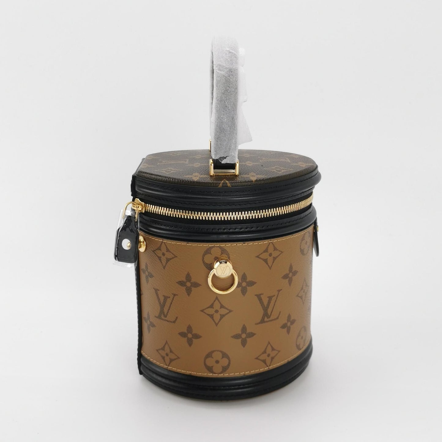 Preloved GLM-Cannes Bucket Small Reverse Monogram Crossbody Bag 250506781180326