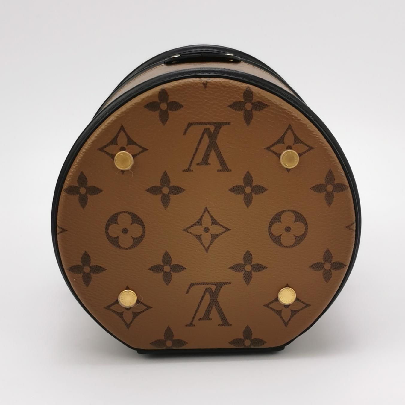 Preloved GLM-Cannes Bucket Bag Small Reverse Monogram Crossbody Bag 250426781165992