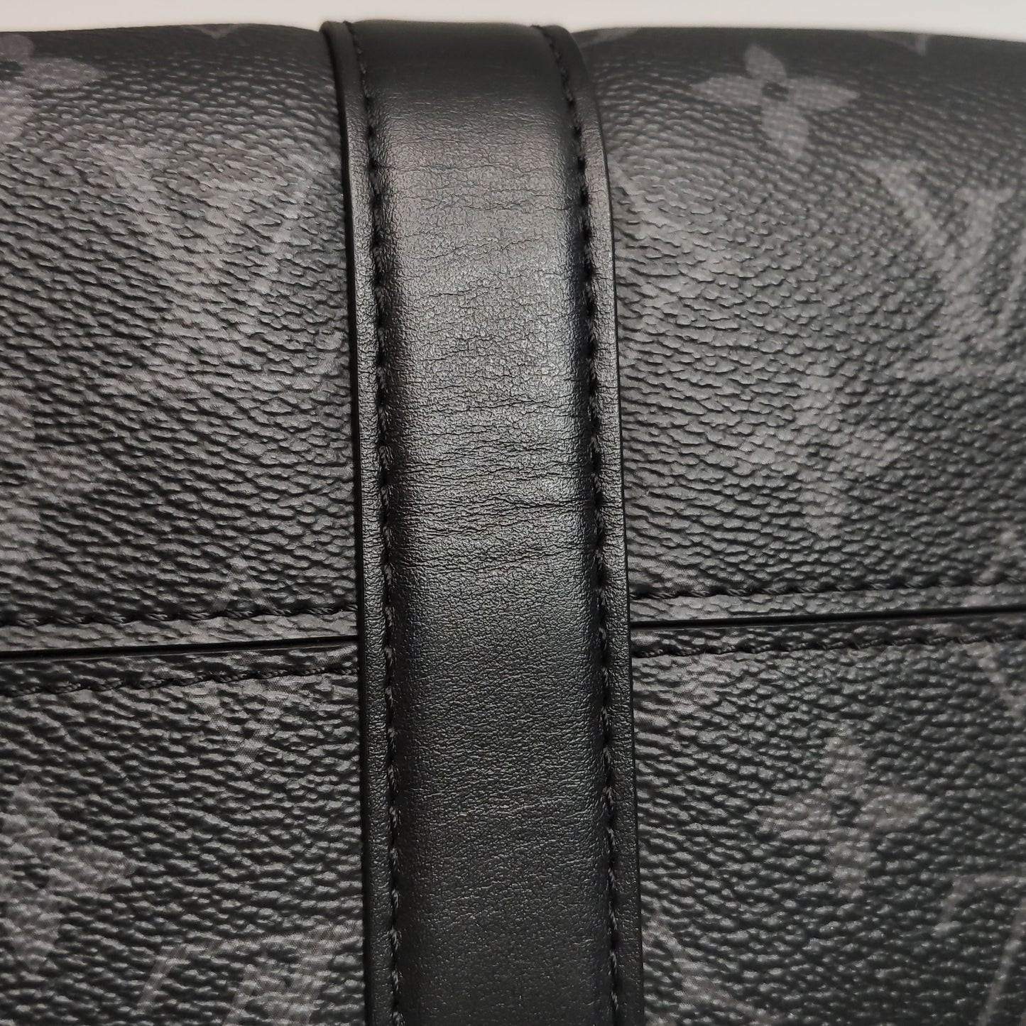 Preloved GLM-City Keepall Leather Monogram Print Crossbody Bag with Chip 250424781163463