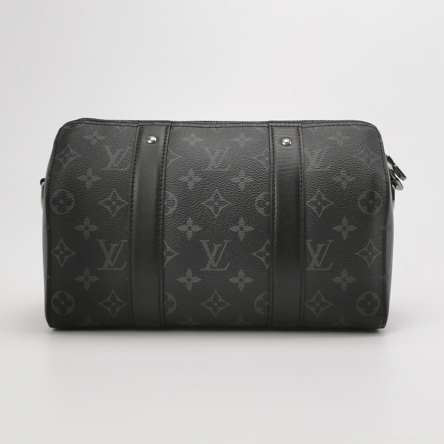 Preloved GLM-City Keepall Leather Monogram Print Crossbody Bag with Chip 250424781163463