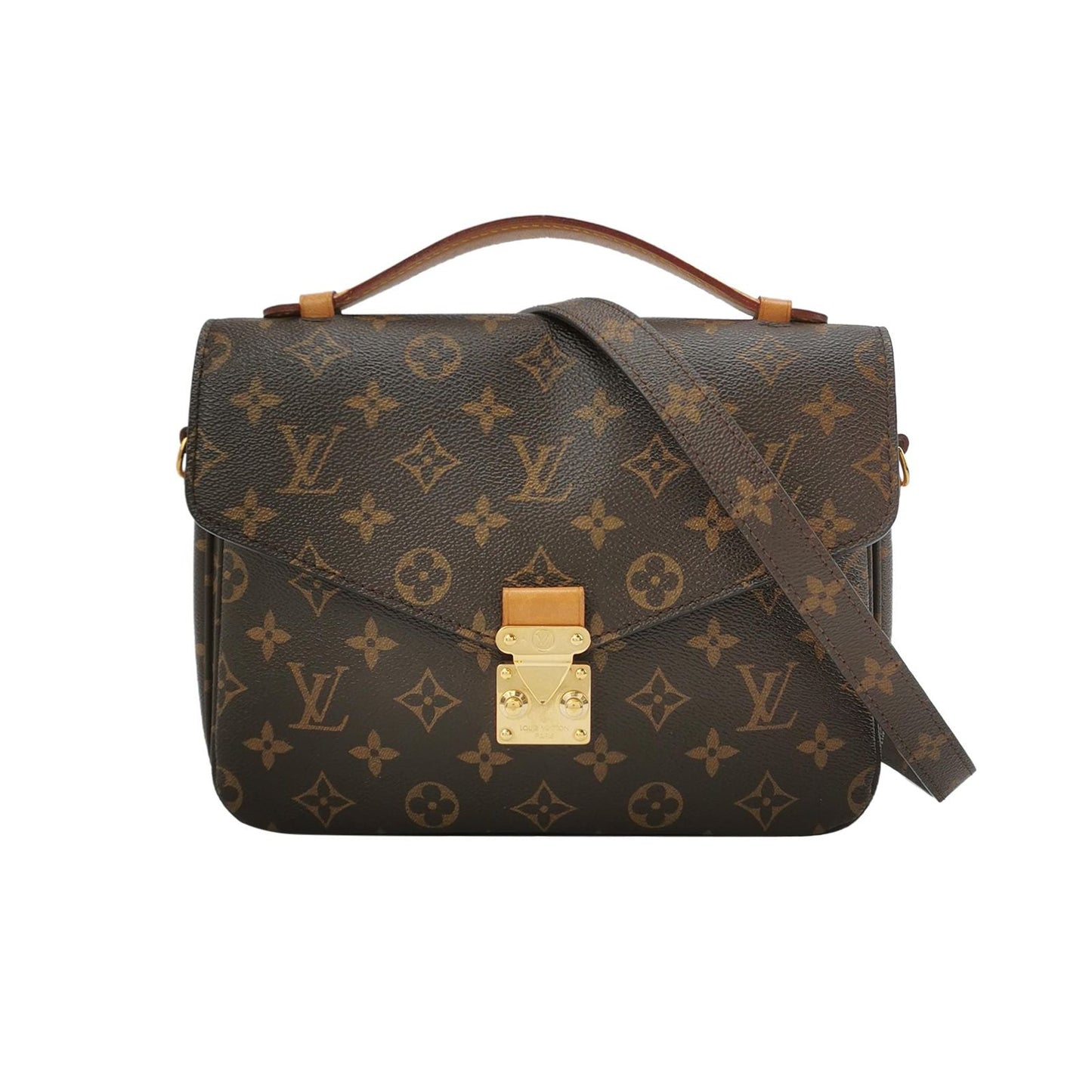 Preloved GLM-Pochette Metis Medium Monogram Canvas S-lock Messenger Crossbody Bag 250424781162616