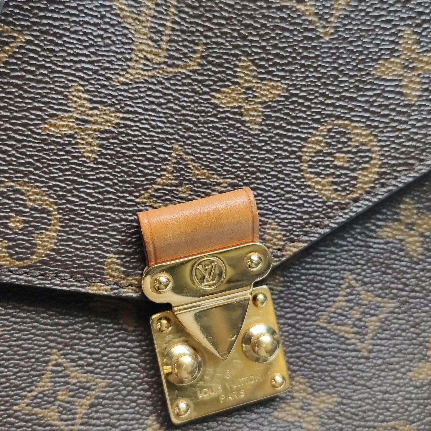 Preloved GLM-Pochette Metis Medium Monogram Canvas S-lock Messenger Crossbody Bag 250424781162616