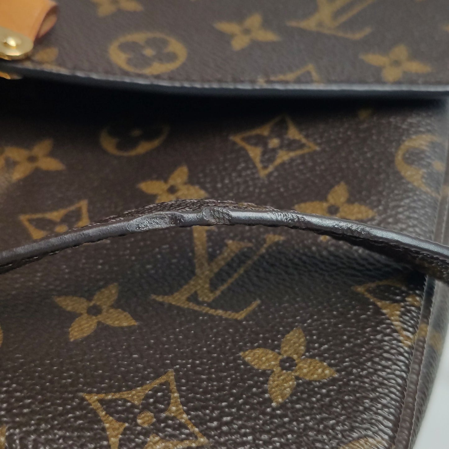 Preloved GLM-Pochette Metis Medium Monogram Canvas S-lock Messenger Crossbody Bag 250424781162616