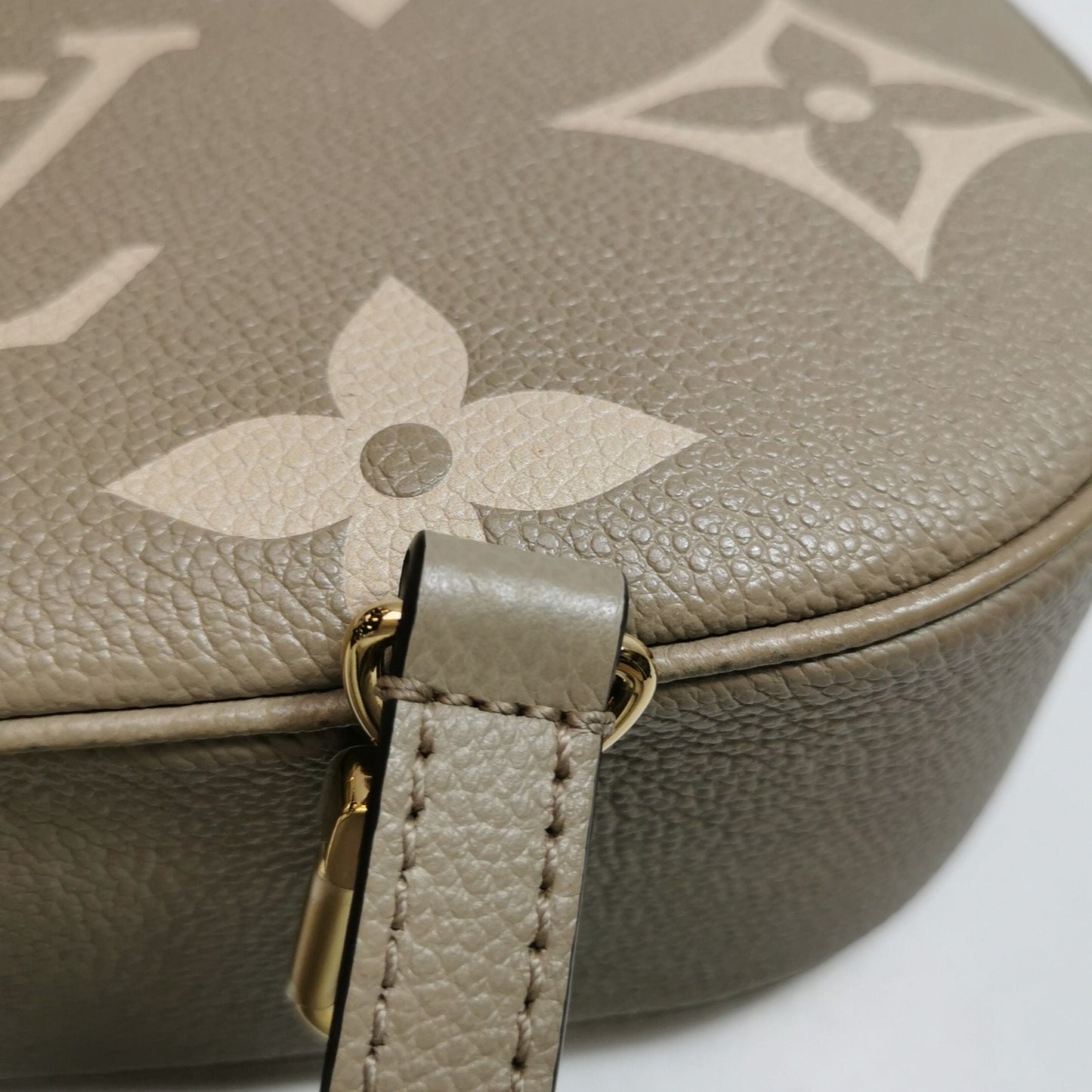 Preloved GLM-Bagatelle Leather Gaint Monogram Crossbody Bag Microchip 047852400562