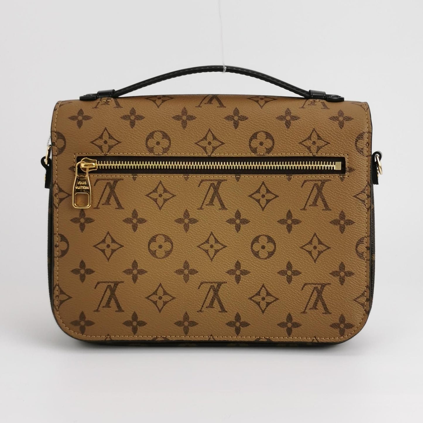 Preloved GLM-Pochette Metis Medium Leather Reverse Monogram S-lock Messenger Bag with Chip 250419781154946