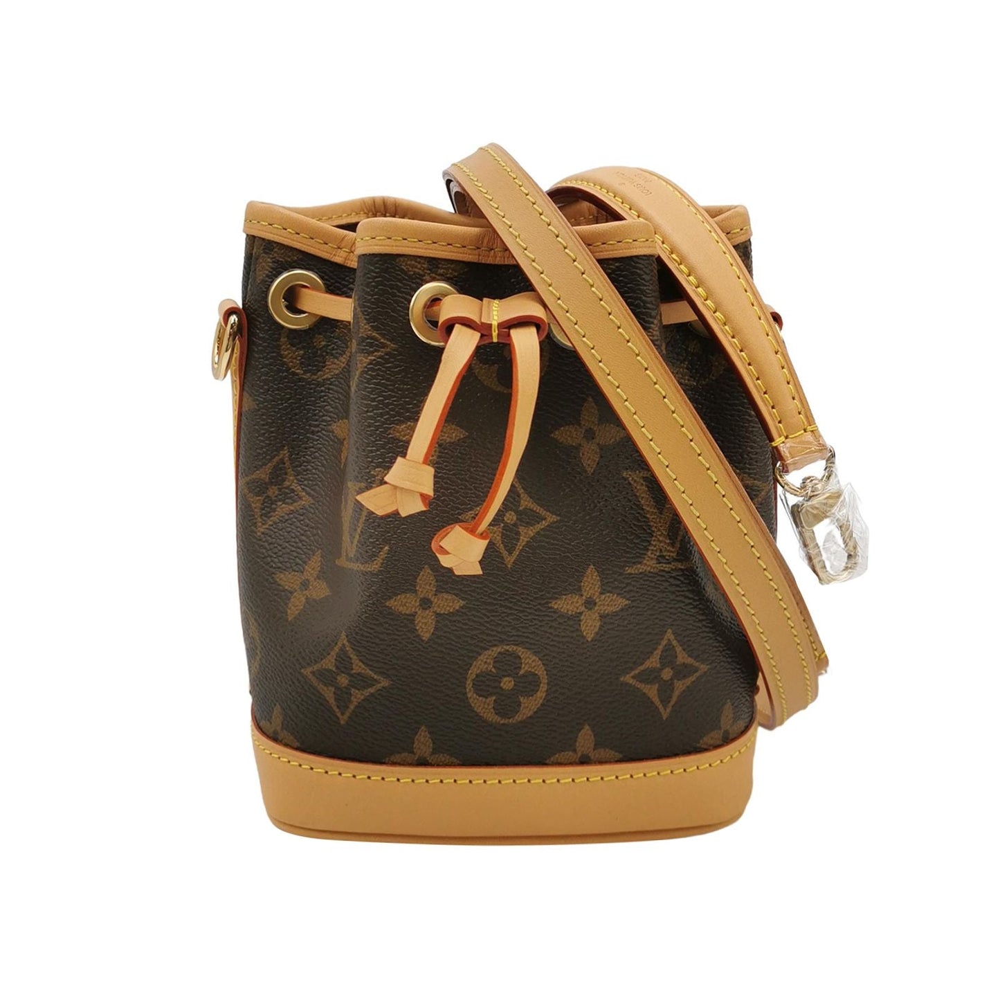Preloved GLM-NOE Nano Monogram Drawstring Crossbody Bag with Chip 250410781143018
