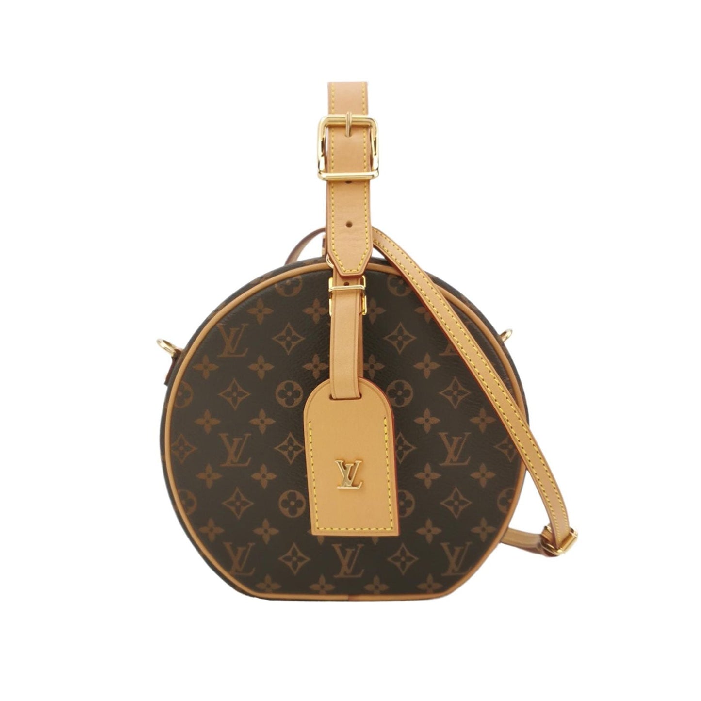 Preloved GLM-Boite Chapeau Small Monogram Print Round Bag Crossbody Bag 250401781130429
