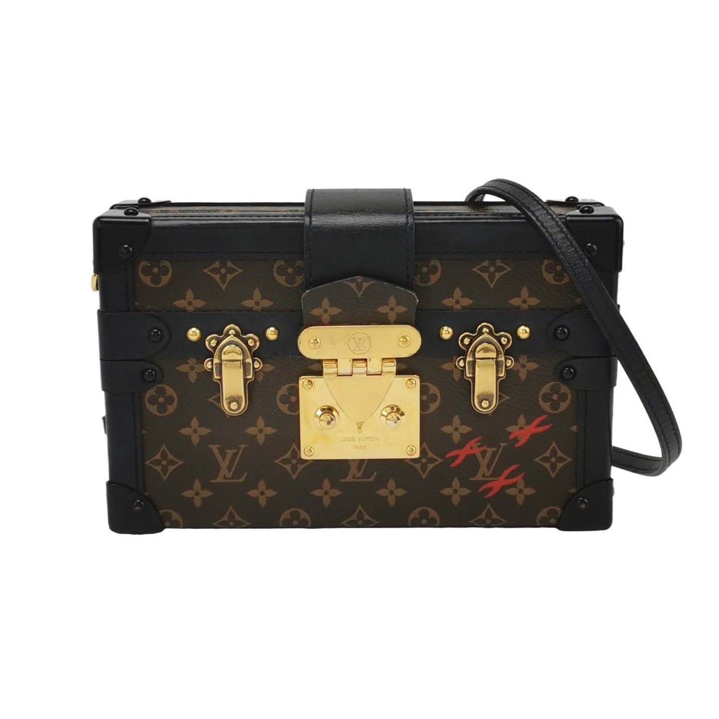 Preloved GLM-Petite Malle Small Monogram Crossbody Bag 250330781127266