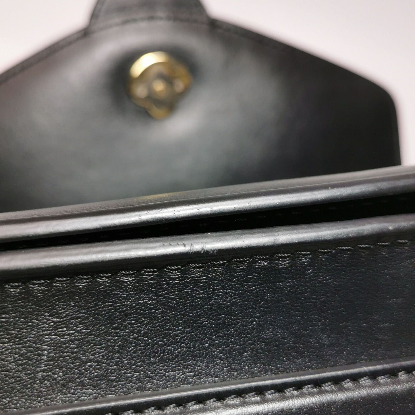 Preloved GLM-Pont 9 Medium Leather Crossbody Bag 250312781101826