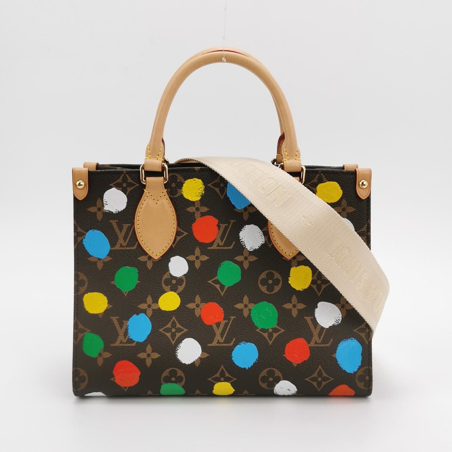 Preloved GLM-Onthego x Yayoi Kusama Small Tote Bag with Chip 250305781091985
