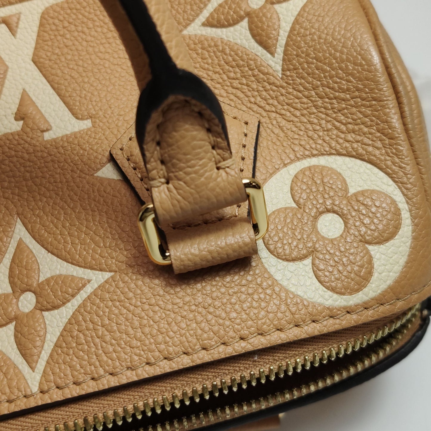 Preloved GLM-Speedy 20 Giant Monogram Boston Bag Crossbody Shoulder Bag with Chip 250606781225866