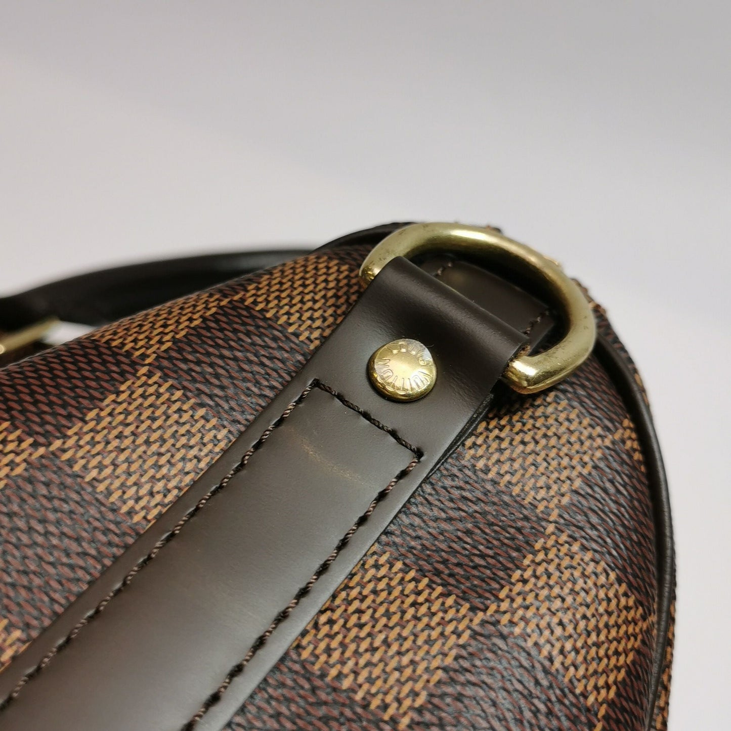 Preloved GLM-Speedy 25 Damier Ebene Boston Bag Shoulder Bag 250607781226399