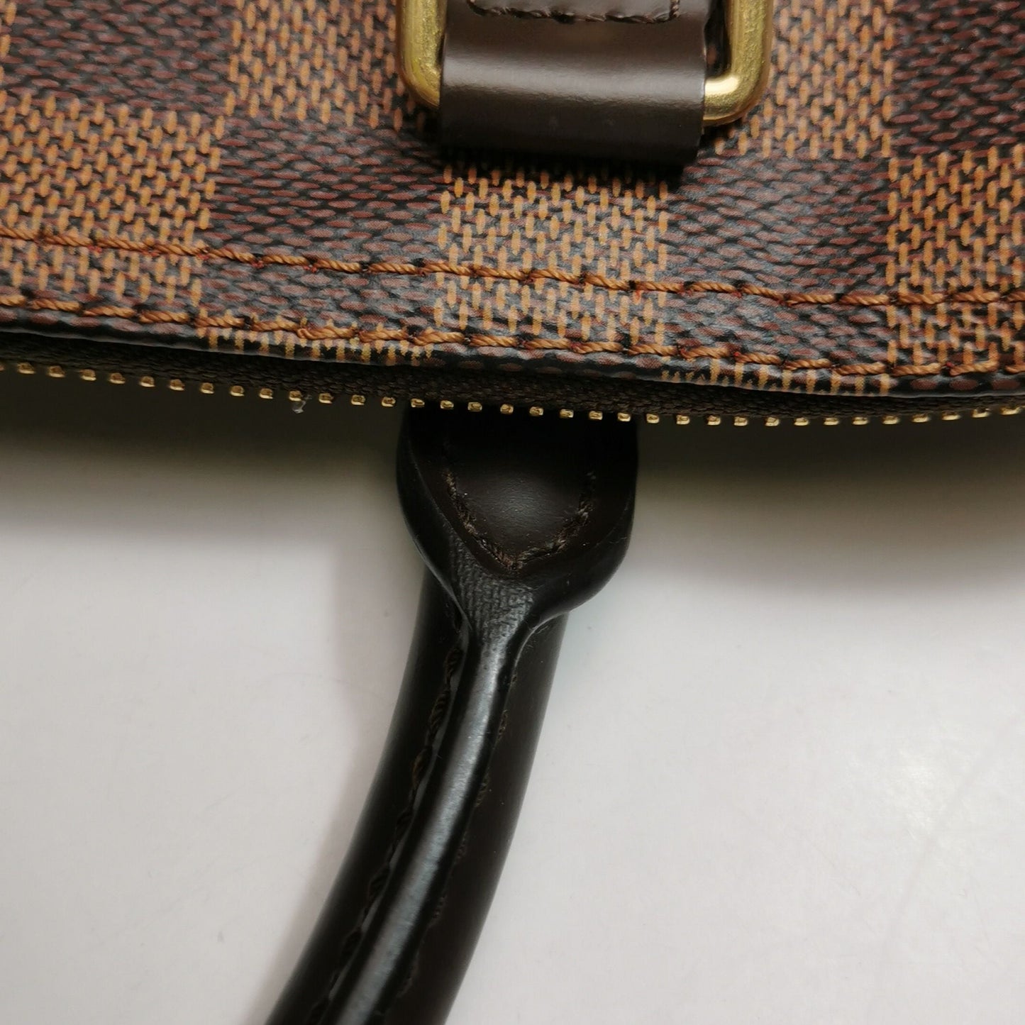 Preloved GLM-Speedy 25 Damier Ebene Boston Bag Shoulder Bag 250607781226399