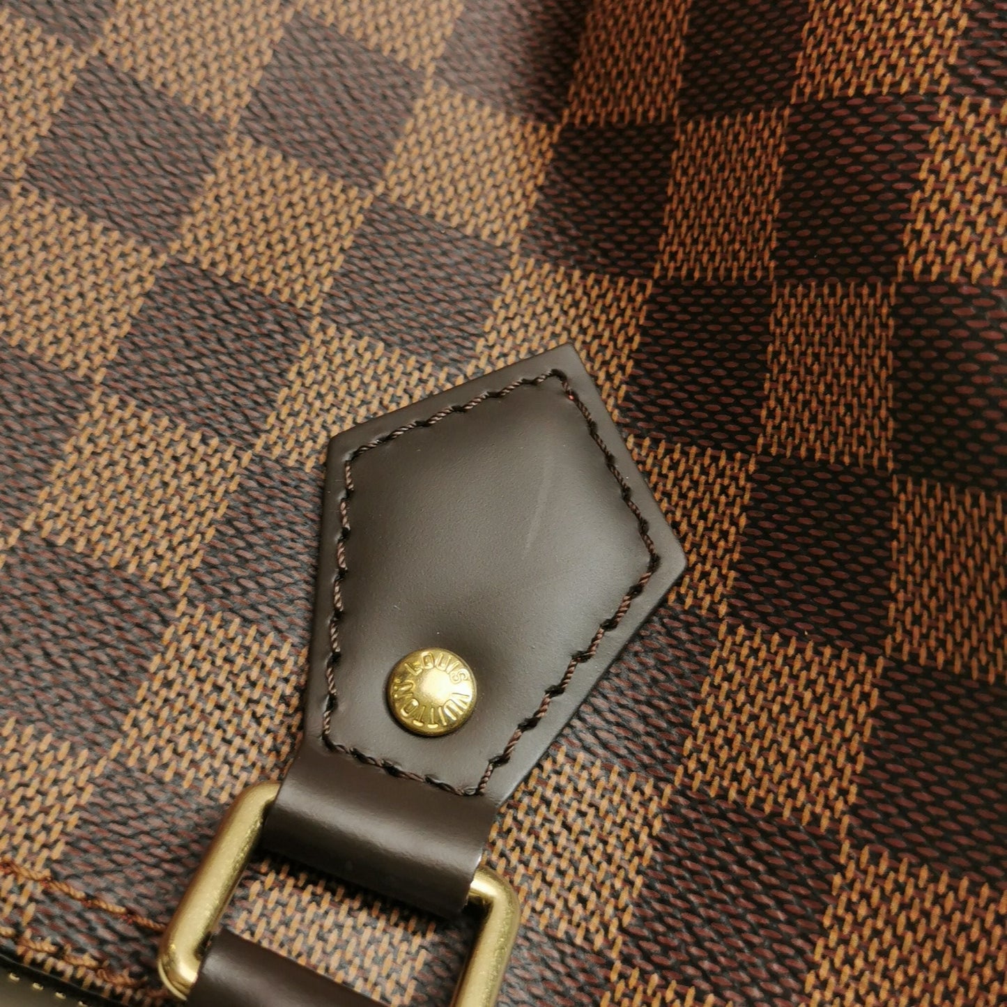 Preloved GLM-Speedy 25 Damier Ebene Boston Bag Shoulder Bag 250607781226399