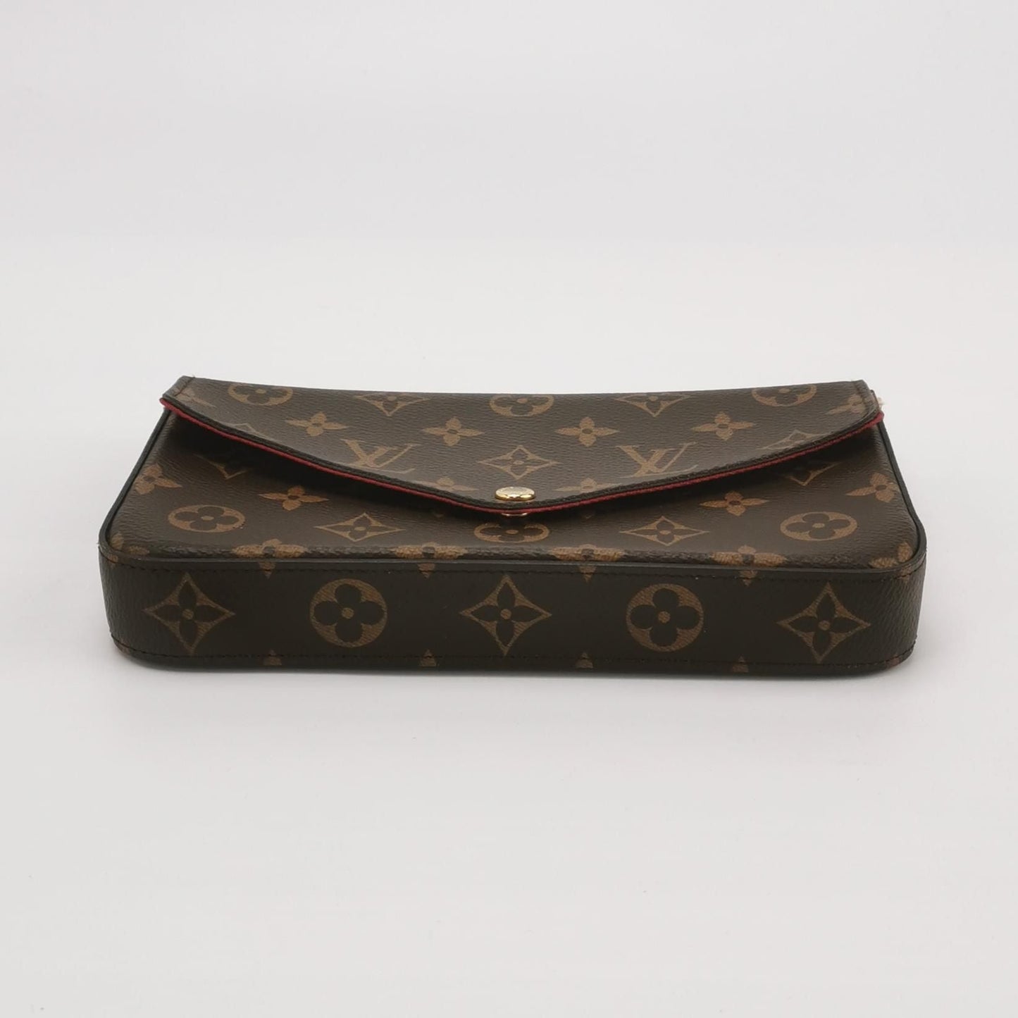 Preloved GLM-Pochette FÃ©licieä¸‰åˆä¸€å°å·Monogramå°èŠ±æŒ‰æ‰£å­æ¯åŒ… 250606781225153