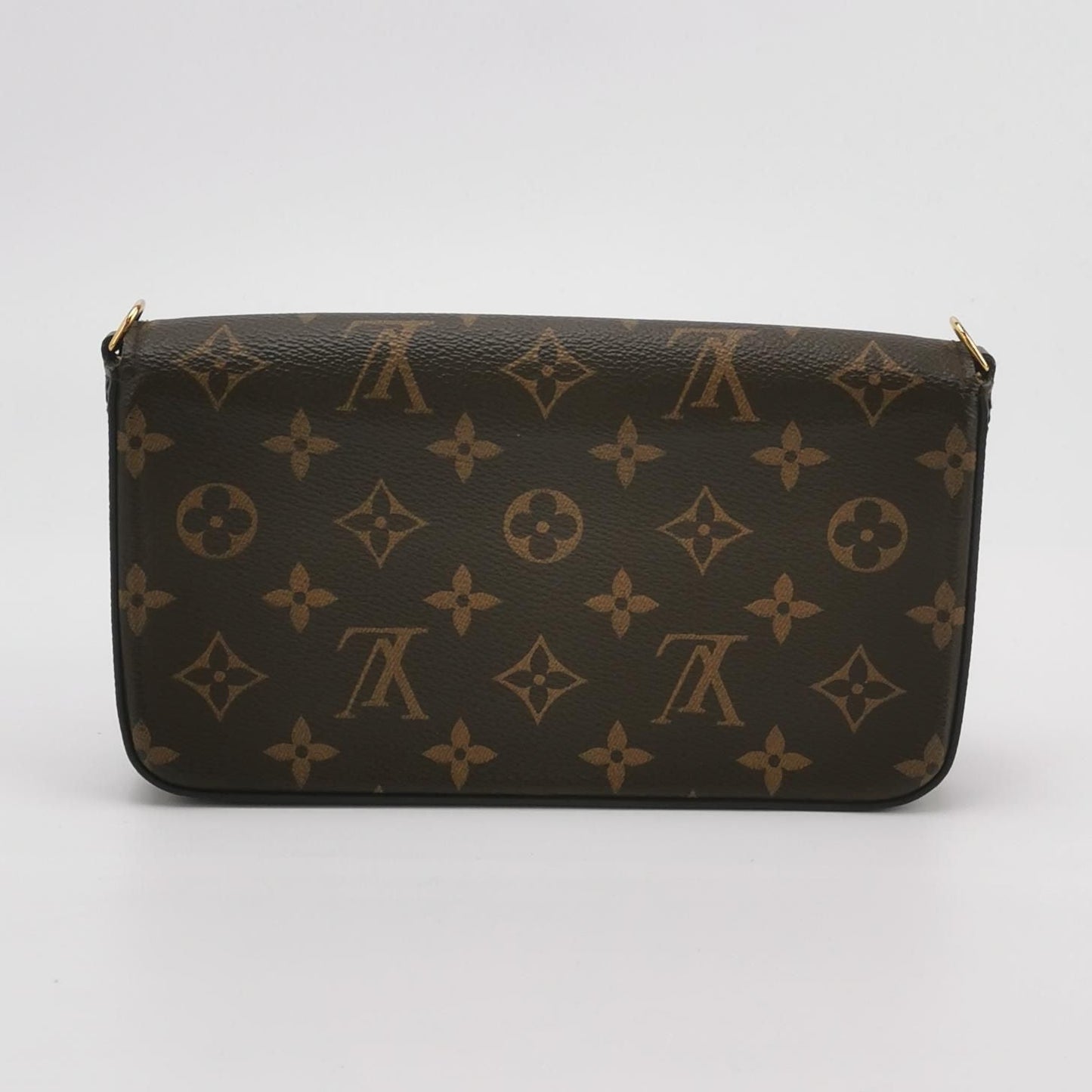 Preloved GLM-Pochette FÃ©licieä¸‰åˆä¸€å°å·Monogramå°èŠ±æŒ‰æ‰£å­æ¯åŒ… 250606781225153