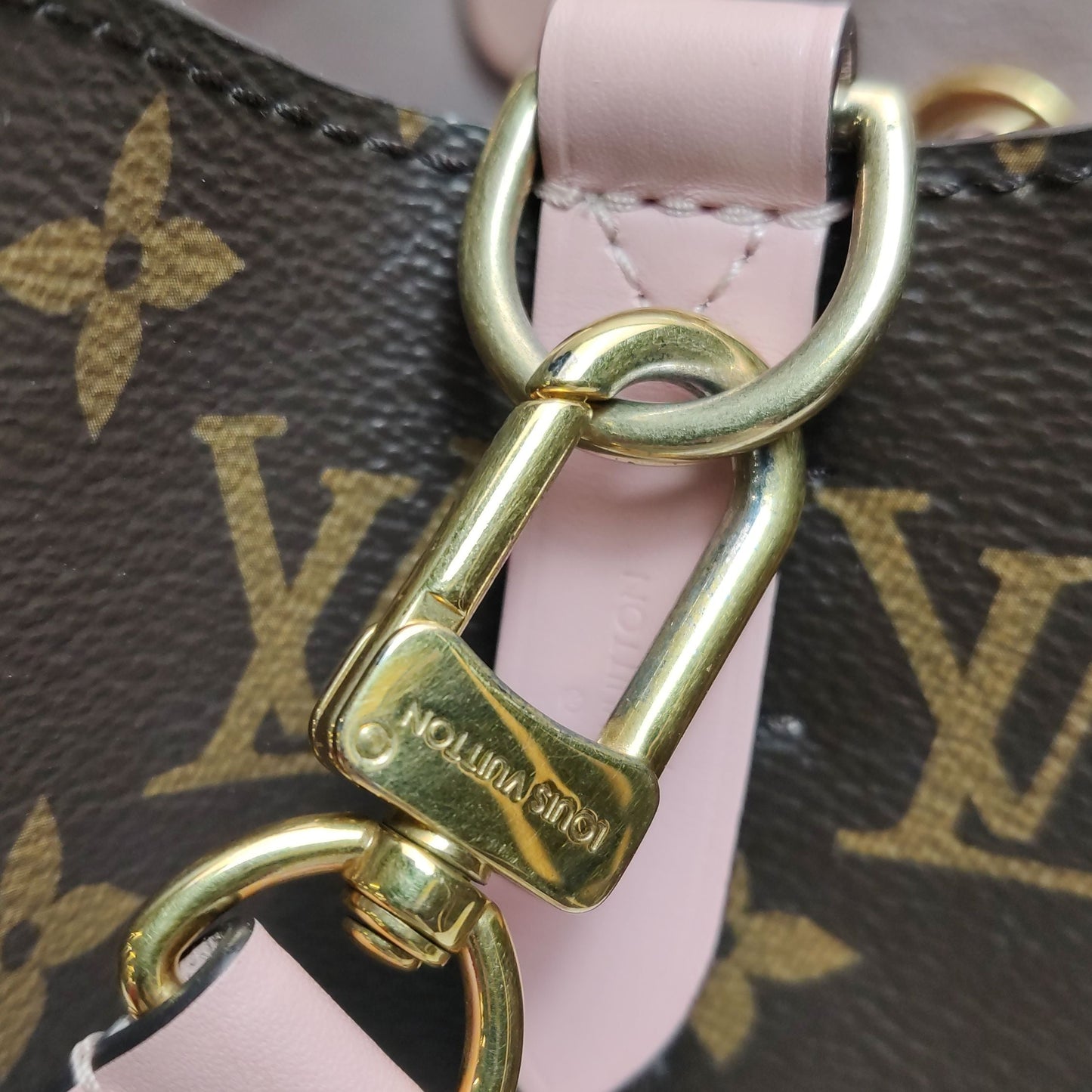 Preloved GLM-NÃ‰ONOÃ‰ Medium Monogram Canvas Drawstring Shoulder Bag 250605781223531