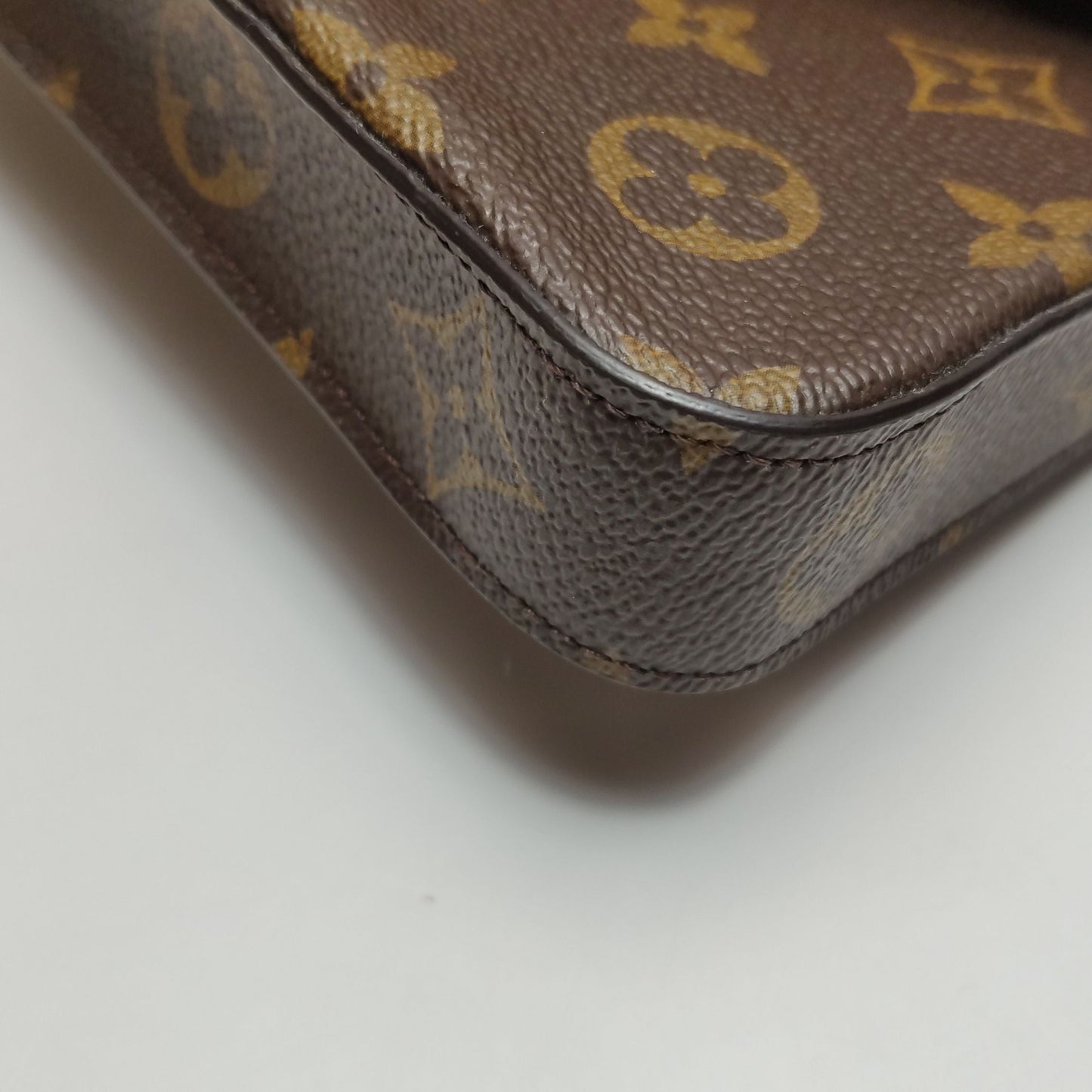 Preloved GLM-Pochette FÃ©licie Trio Monogram Print Snap Shoulder Bag 250605781224591