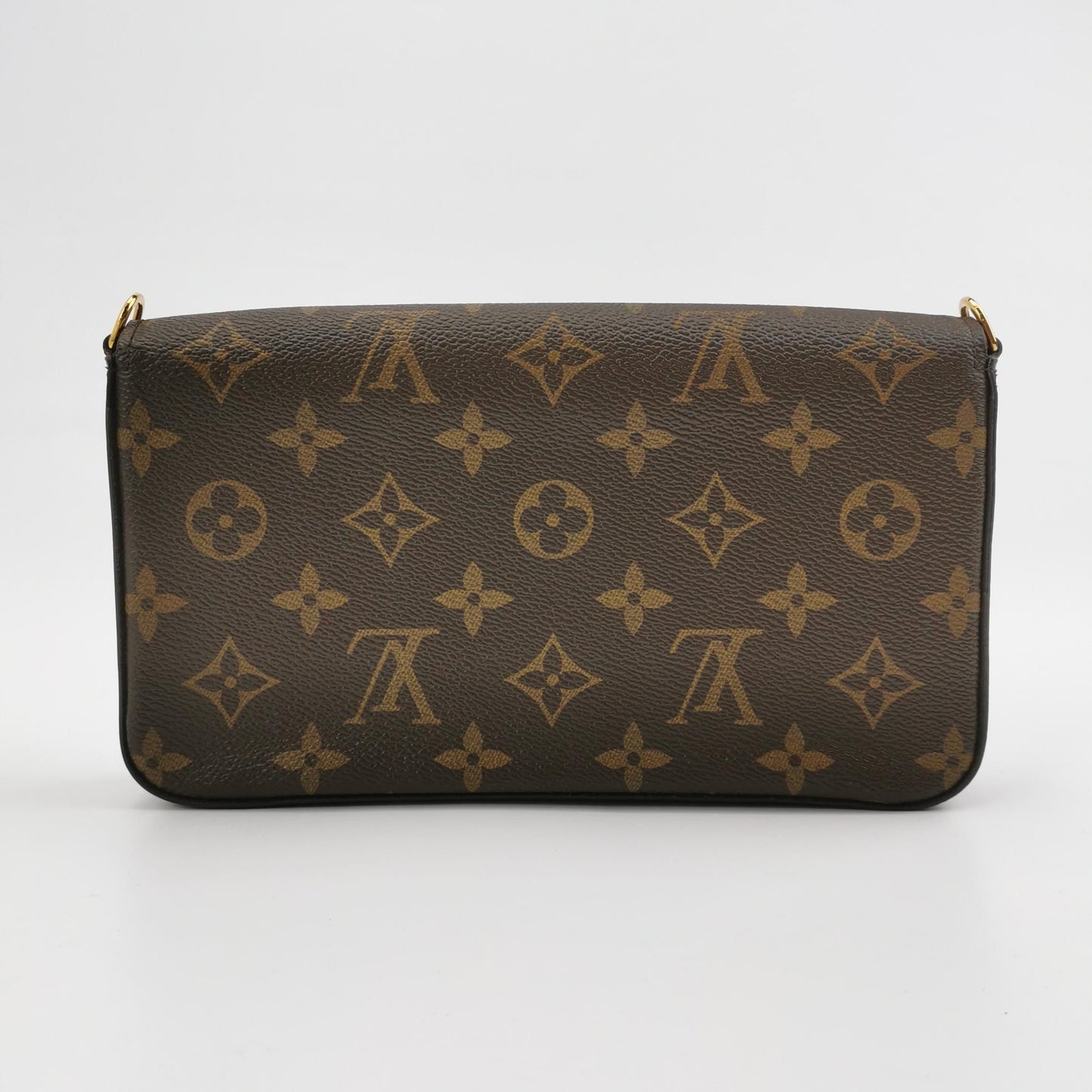 Preloved GLM-Pochette FÃ©licie Trio Monogram Print Snap Shoulder Bag 250605781224591