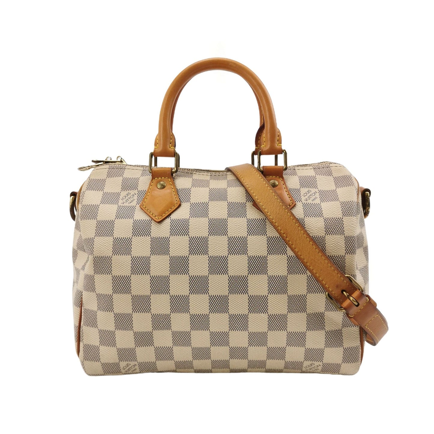 Preloved GLM-Speedy 25 Damier Ebene Canvas Shoulder Bag 250604781221780