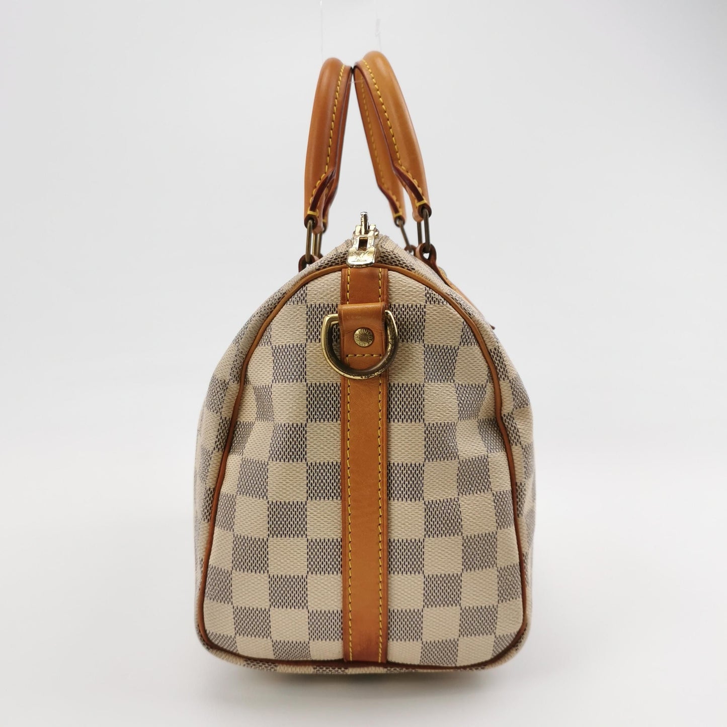 Preloved GLM-Speedy 25 Damier Ebene Canvas Shoulder Bag 250604781221780