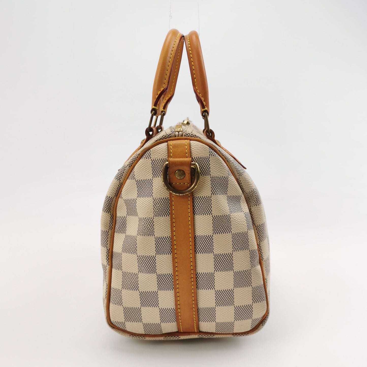 Preloved GLM-Speedy 25 Damier Ebene Canvas Shoulder Bag 250604781221780