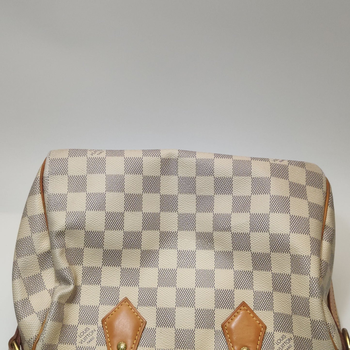 Preloved GLM-Speedy 25 Damier Ebene Canvas Shoulder Bag 250604781221780
