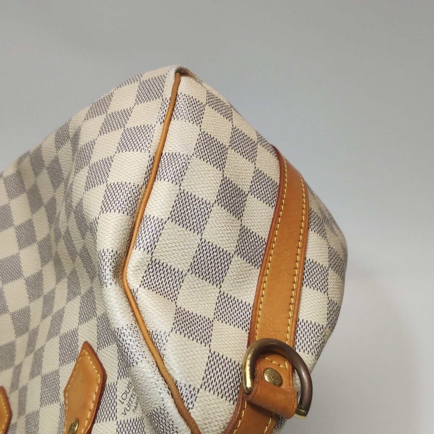 Preloved GLM-Speedy 25 Damier Ebene Canvas Shoulder Bag 250604781221780